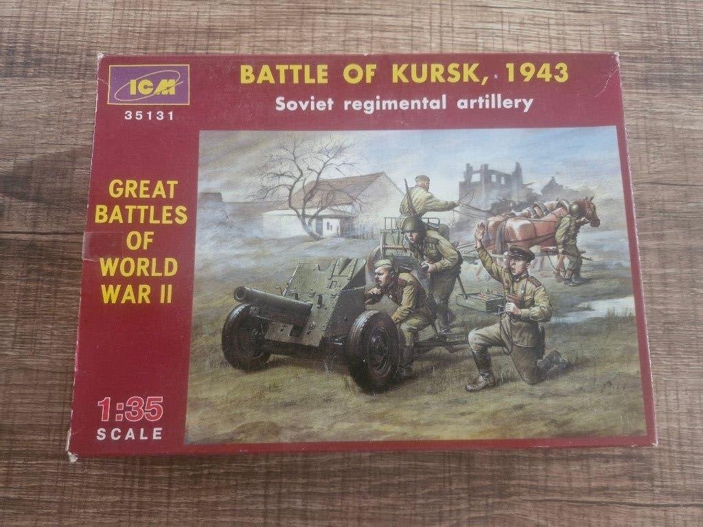 ICM Battle of Kursk 1943 Soviet Regimental Artillery, Overige merken, 1:32 tot 1:50, Overige typen, Nieuw