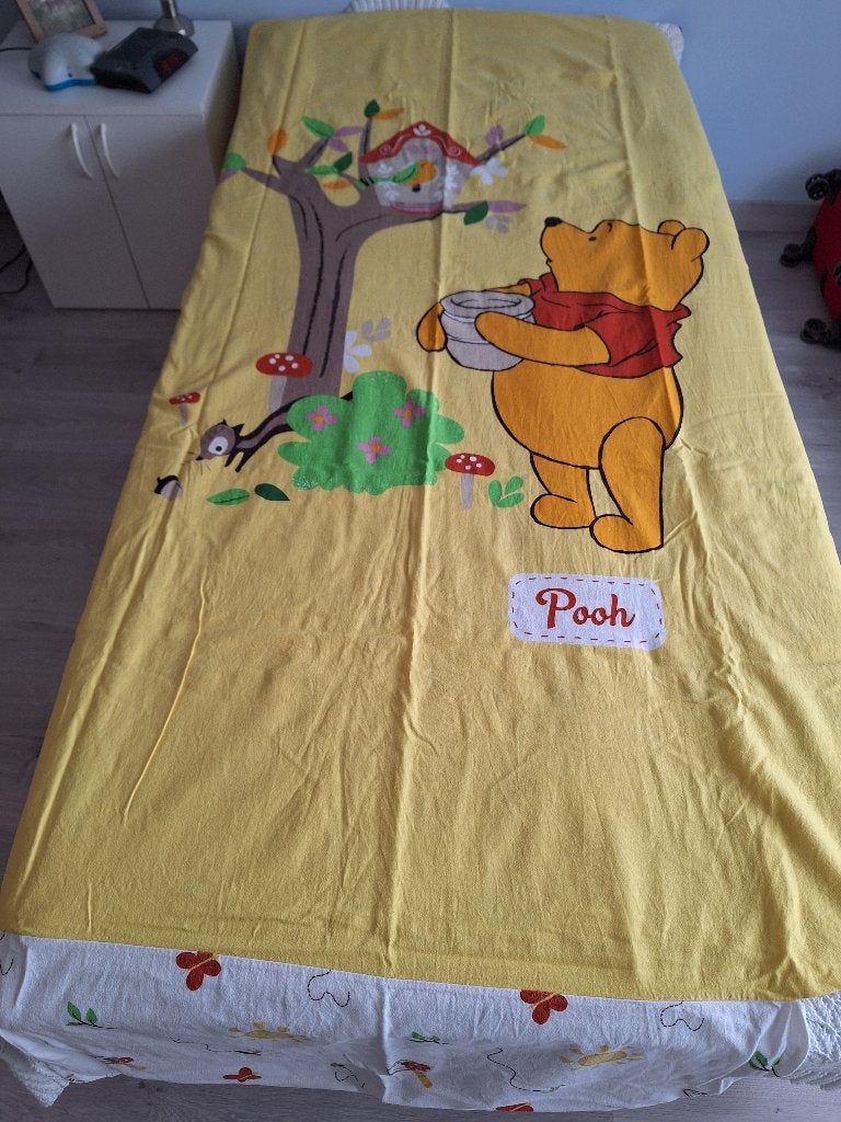Dekbedovertrek Winnie the pooh, Ophalen, Gebruikt, Jongetje of Meisje, Instopstrook