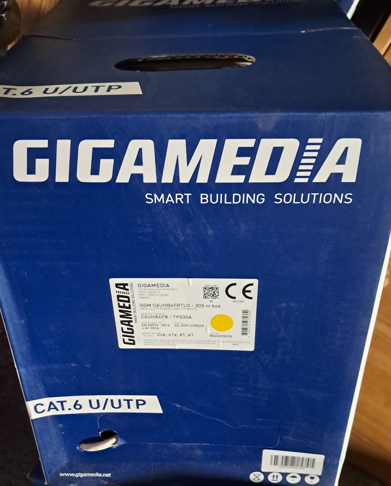Utp cat6 gigamedia 305 mètres, Doe-het-zelf en Bouw, Ophalen