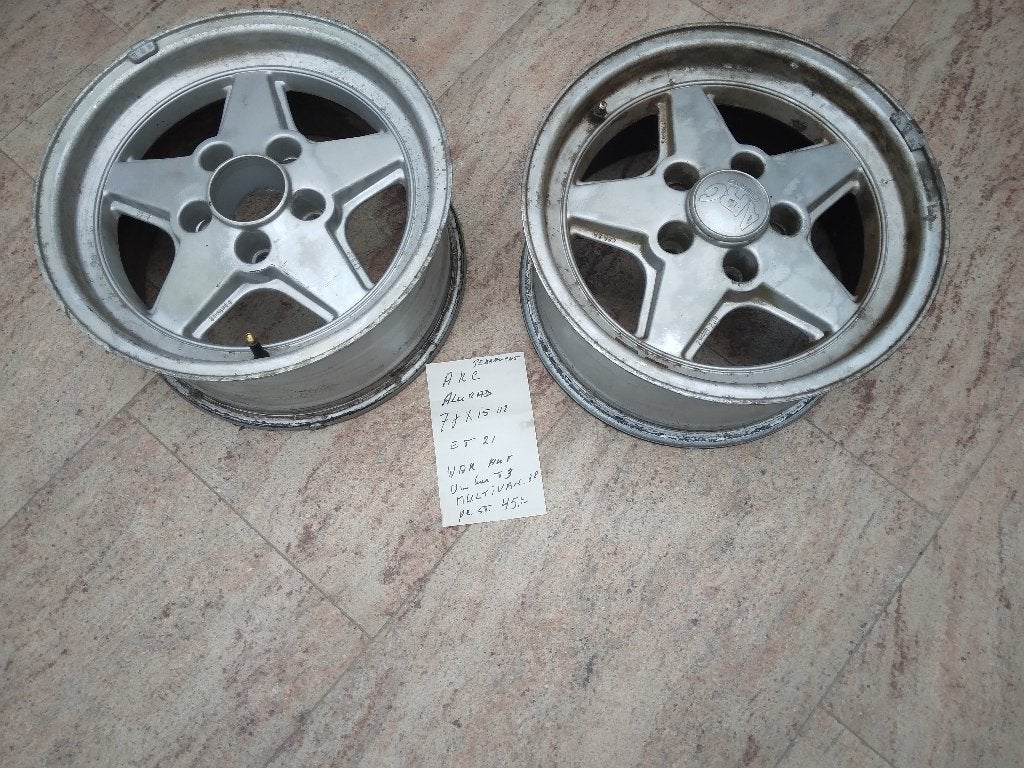 ARC Alurad velgen 7jx15H2 ET21 en Staalvelgen 14 inch, Auto-onderdelen, Ophalen of Verzenden, 14 inch, Velg(en)