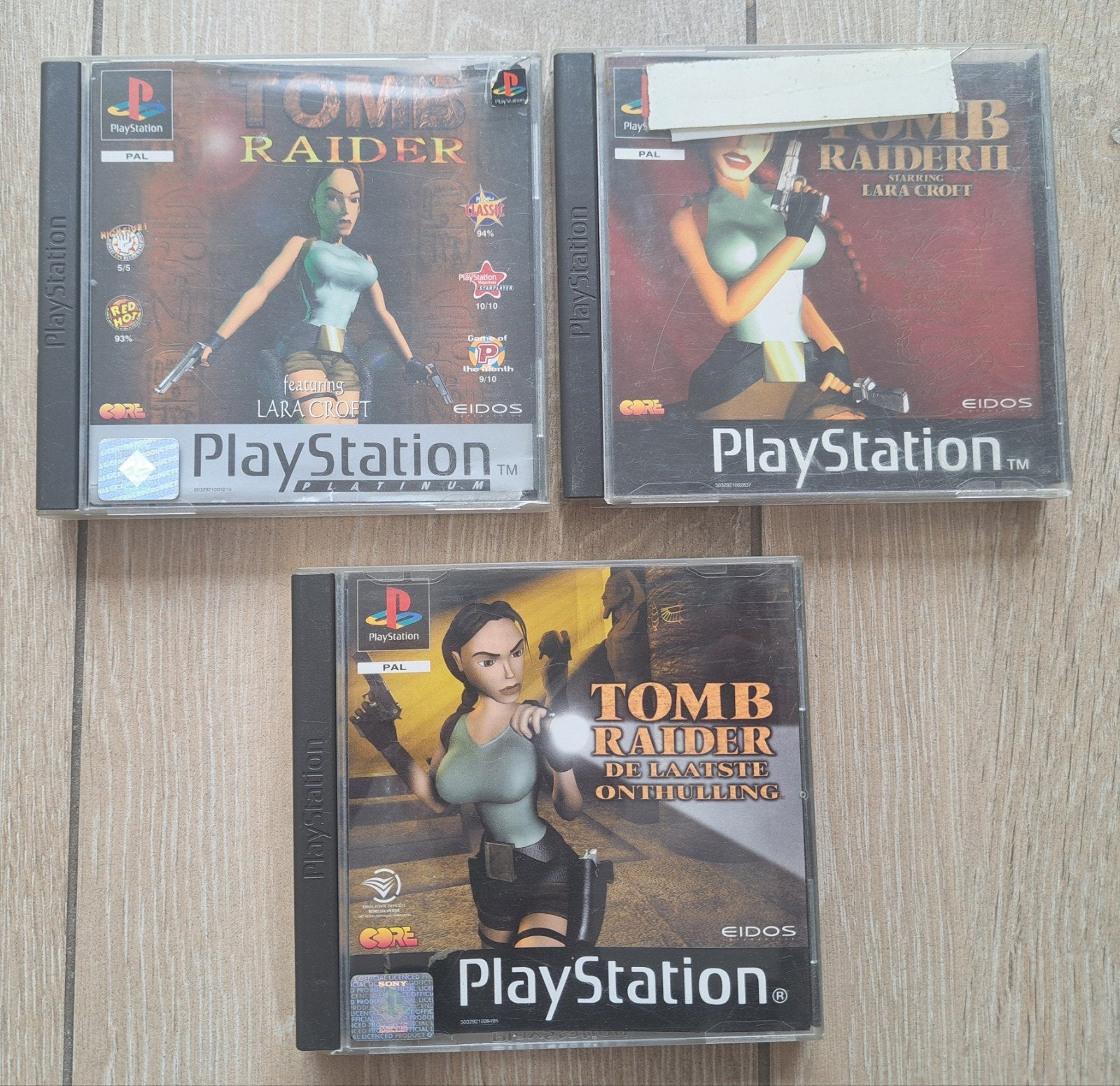Lot games Ps1 : Tomb raider, Games en Spelcomputers, Ophalen of Verzenden, Gebruikt