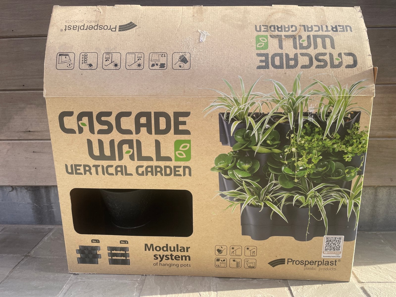 Prosperplast Cascade Wall Vertical Garden, Jardin & Terrasse, Rond, Synthétique, Enlèvement, Utilisé