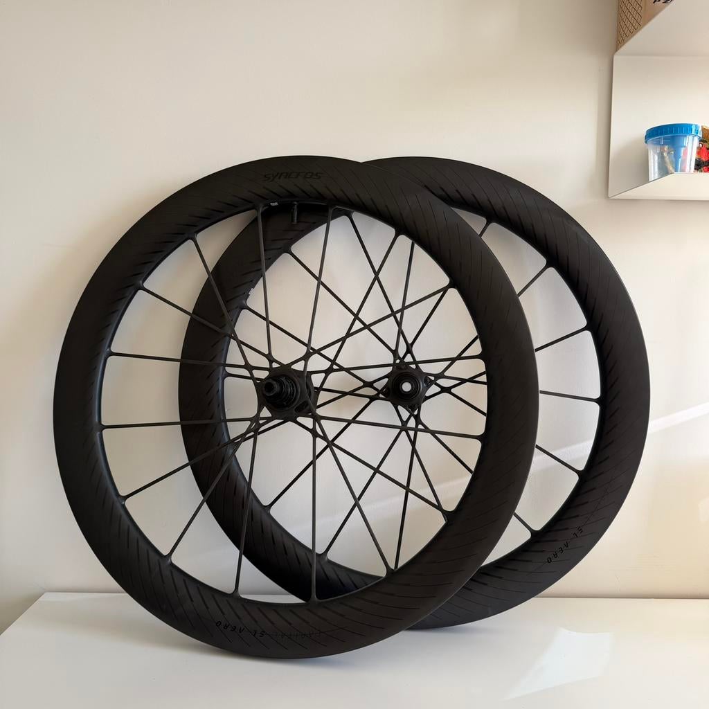 Syncros Capital SL Aero wielset – 60mm (topstaat), Fietsen en Brommers, Ophalen, Zo goed als nieuw