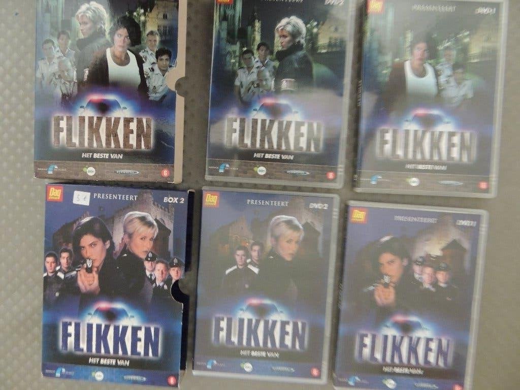 DVD BOX FLIKKEN SEIZOEN  2-3-4-5, Cd's en Dvd's, Ophalen, Zo goed als nieuw, Drama, Nederlands