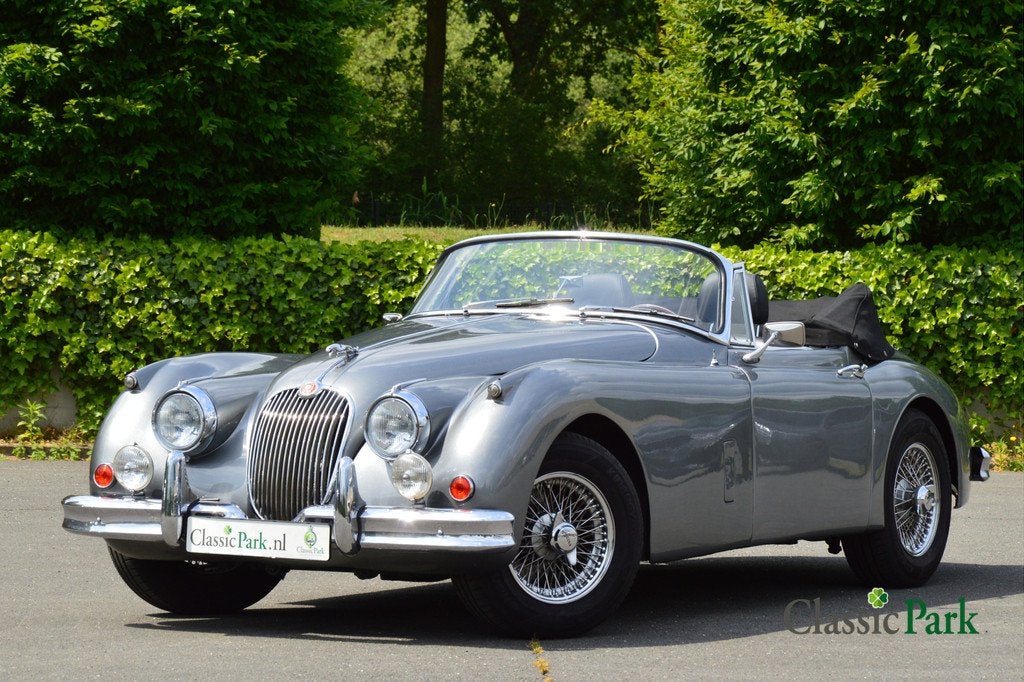 Jaguar XK 150 S Cabriolet (bj 1959), Auto's, Achterwielaandrijving, Open dak, Cabriolet, Leder