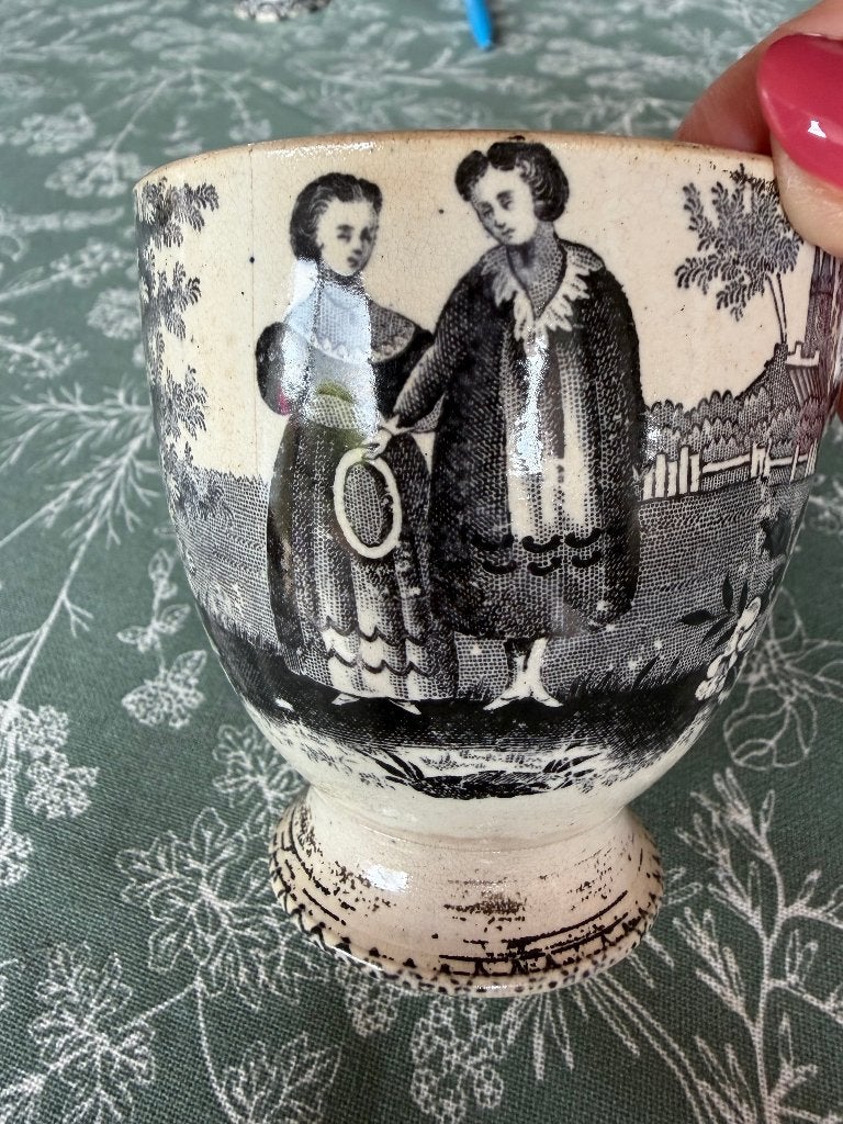 Antieke Aardewerk beker (custary cups), Antiek en Kunst, Ophalen