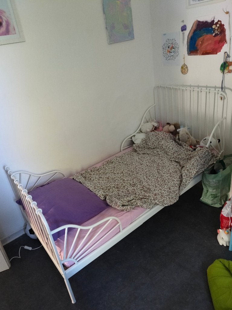 Meegroeikinderbedje met matras, Enlèvement, Comme neuf, Matelas