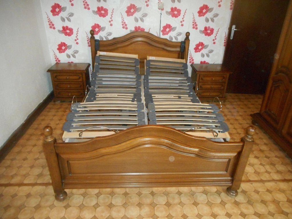 chambre à coucher avec sommier motorisé, Maison & Meubles, Enlèvement, Utilisé, Deux personnes