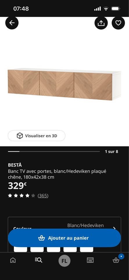 Tv-meubel, Huis en Inrichting, Woonaccessoires | Overige, Ophalen, Gebruikt, Wit, Hout