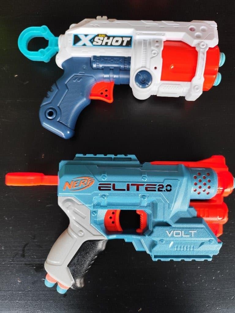 Blasters Nerf en Zuru X Shot, Ophalen, Zo goed als nieuw