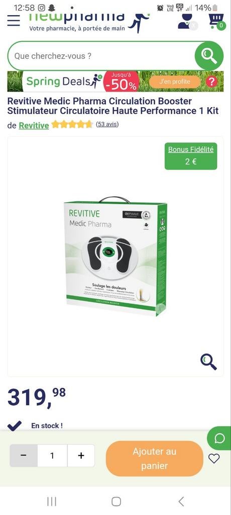 Revitive, Enlèvement ou Envoi