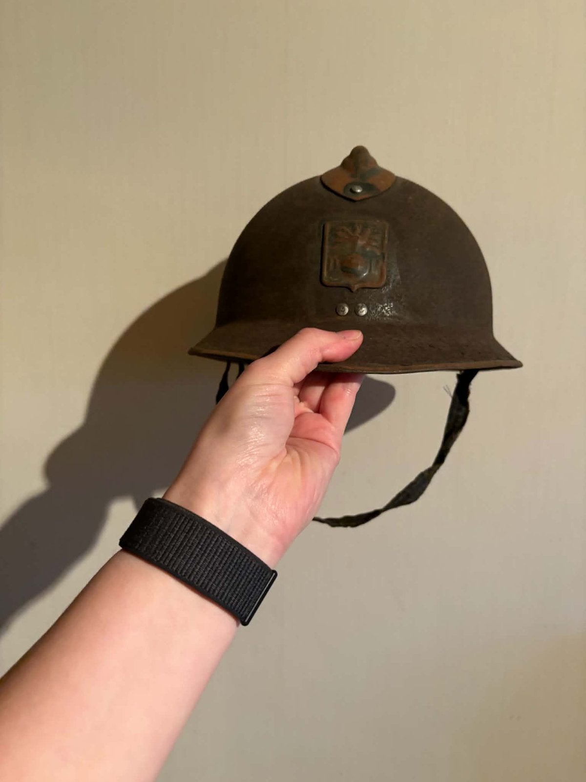 Franse helm ww2, Verzamelen, Ophalen