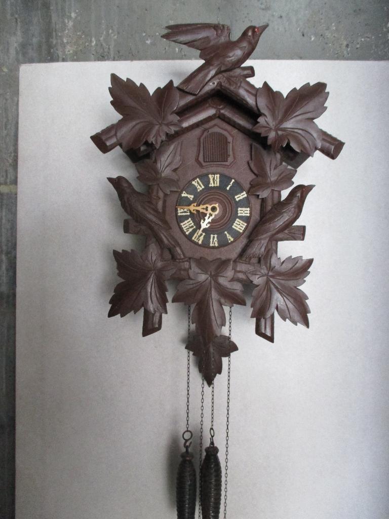 Mooie oude koekoeksklok "H. Herr", Antiek en Kunst, Ophalen of Verzenden