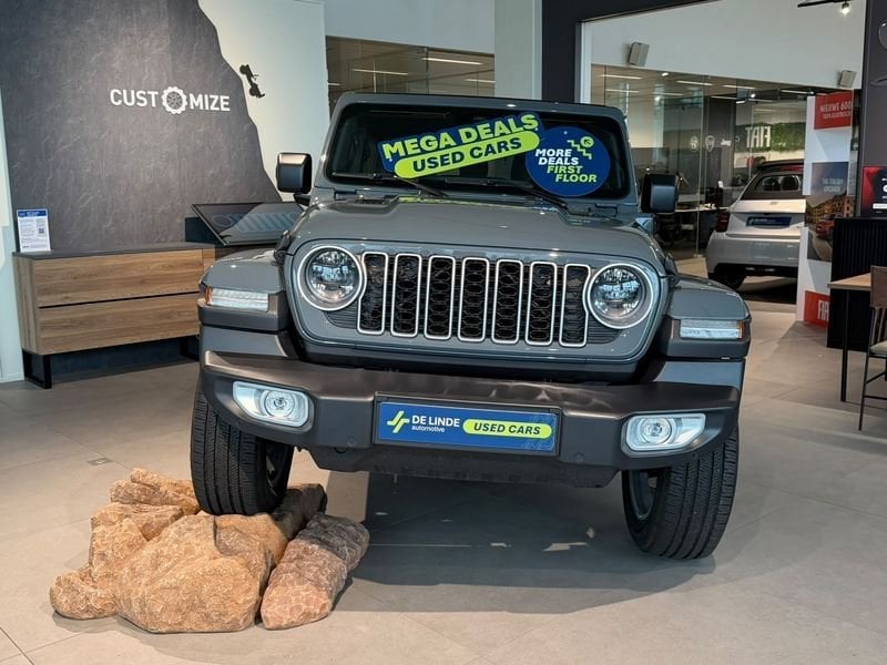 Jeep Wrangler Unlimited 4xe PHEV Sahara AT8 4X4, Automaat, Zwart, 4 cilinders, Bedrijf