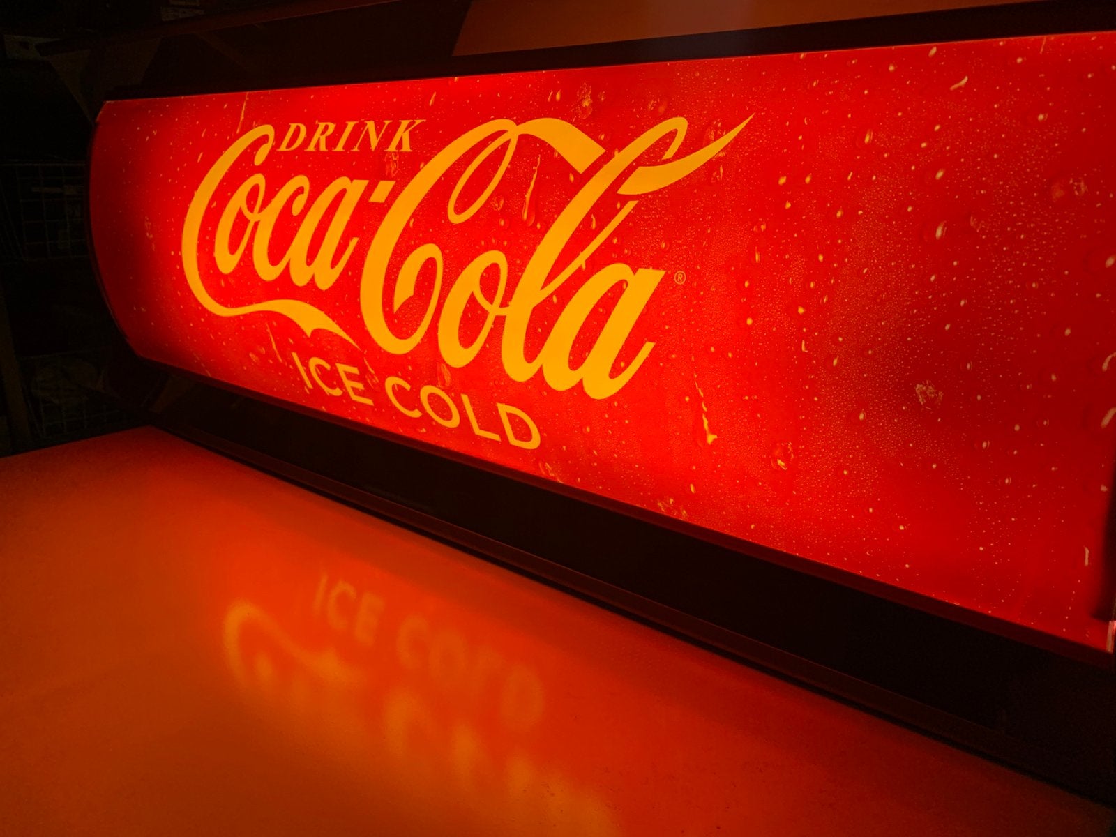 Coca cola lichtreclame, Ophalen of Verzenden, Gebruikt, Lichtbak of (neon) lamp