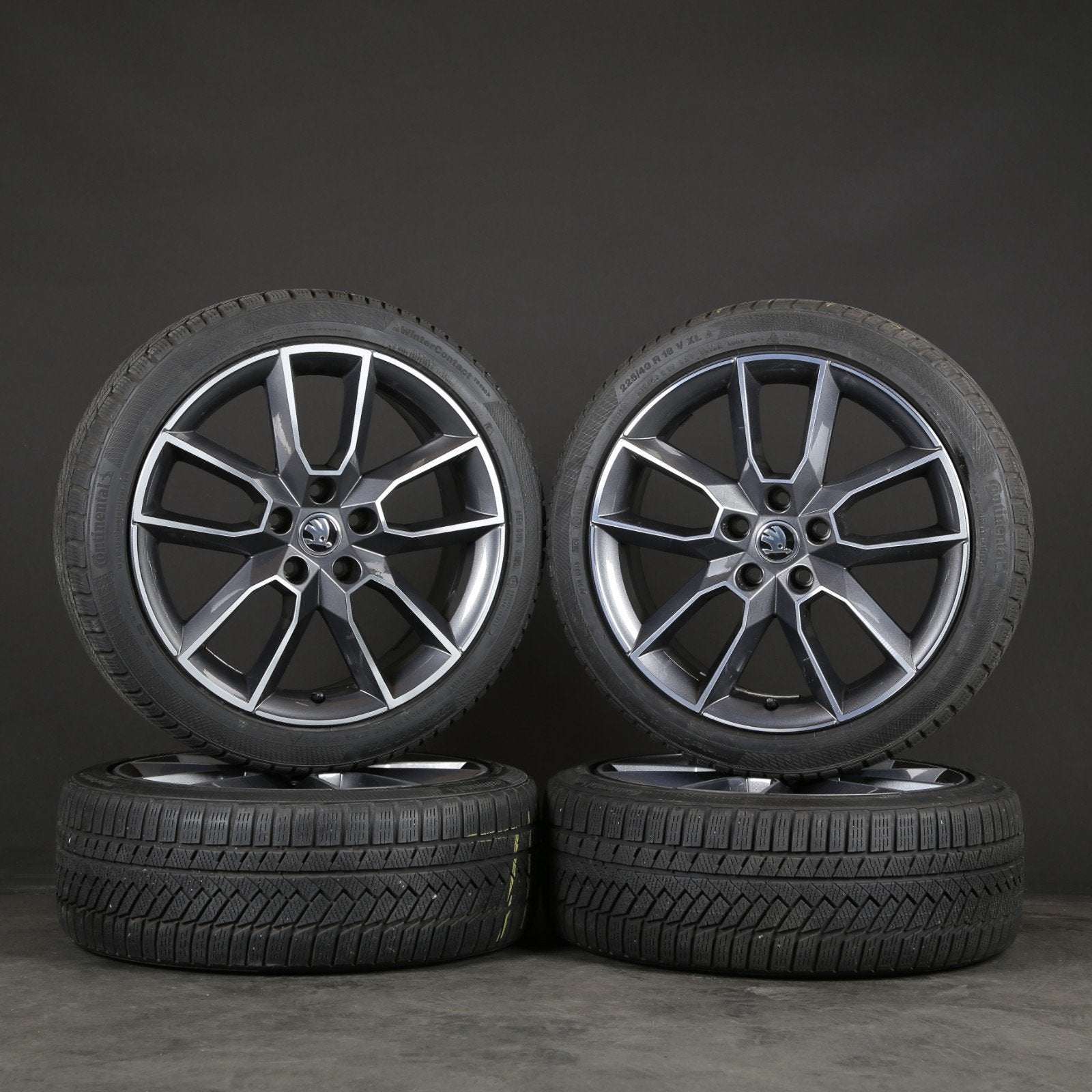 skoda Octavia vrs 18inch velgen tekoop, Pneus et Jantes, Pneus hiver, Véhicule de tourisme, 18 pouces