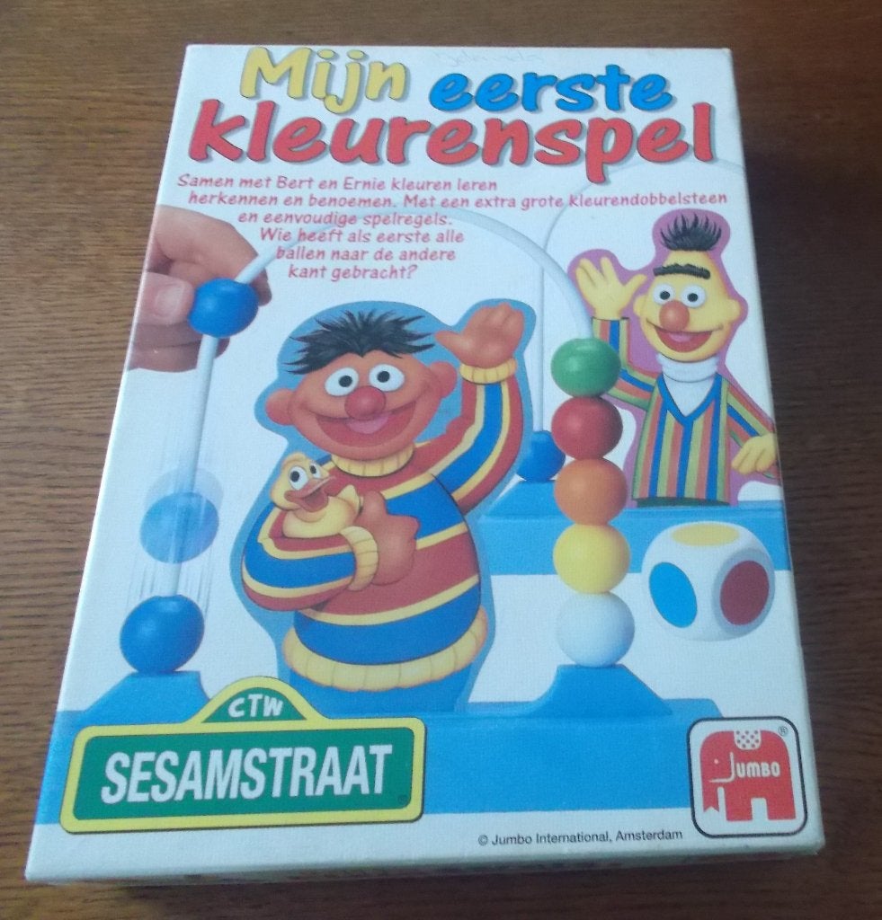 Mijn eerste kleurenspel Sesamstraat / Jumbo, Een of twee spelers, Ophalen, Gebruikt, JUMBO
