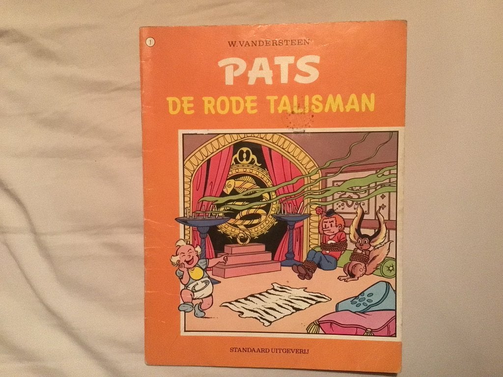 Retro strip Pats nr1 De rode Talisman 1976, Boeken, Stripverhalen, Ophalen of Verzenden, Gelezen
