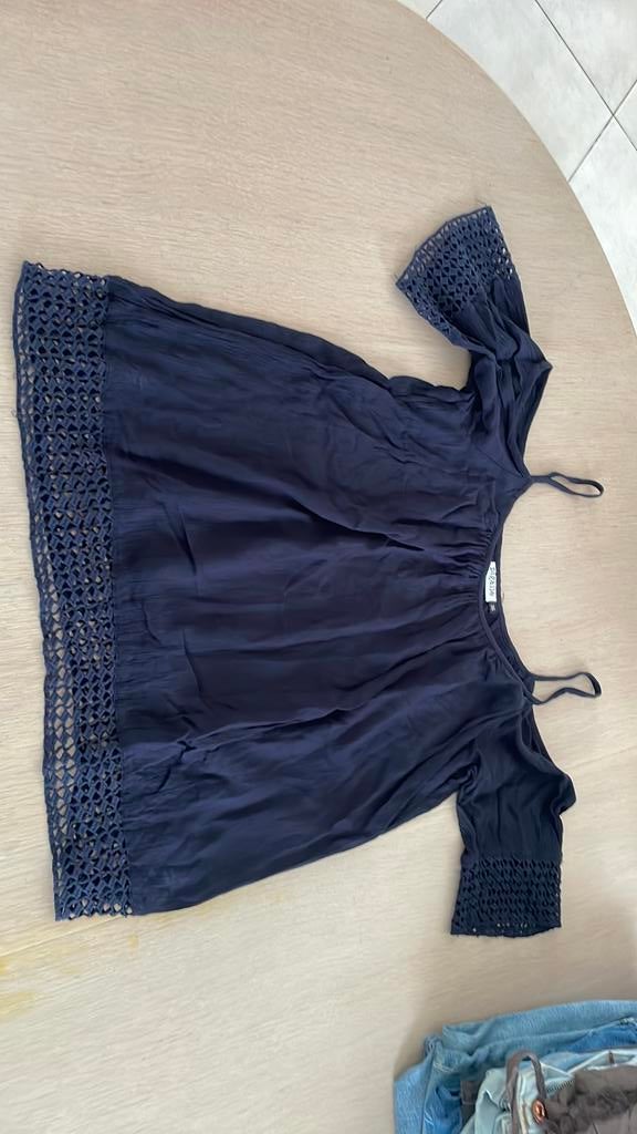 Blouse, Kleding | Dames, Ophalen of Verzenden, Zo goed als nieuw, Maat 36 (S), Blauw