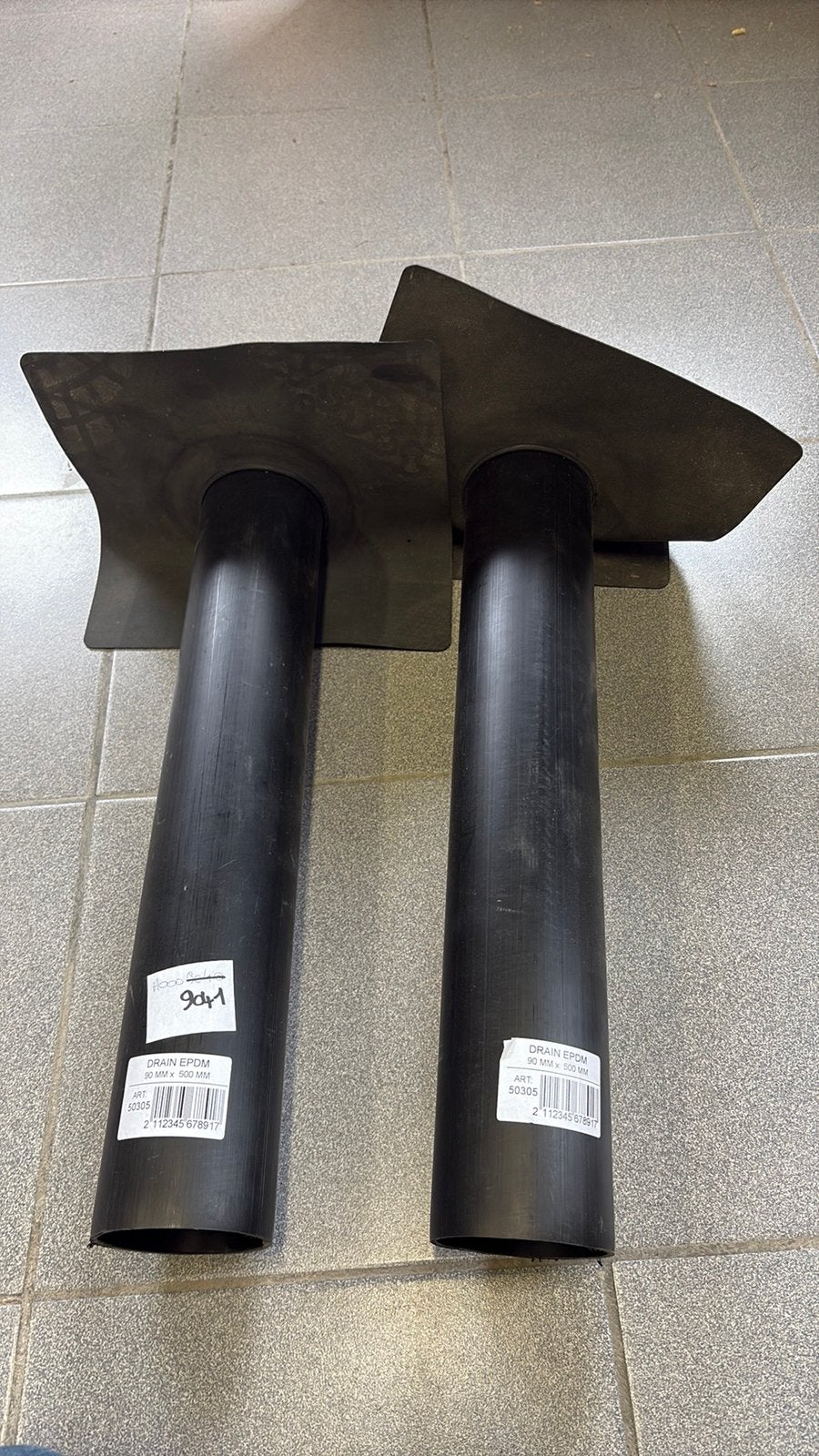 2x epdm dakdoorvoer diameter 90mm, Ophalen, Nieuw, Minder dan 2 meter, 80 mm of meer