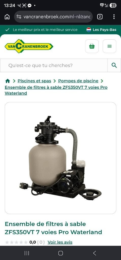 Piscine plus pompe a sable plus echelle, Jardin & Terrasse, Accessoires de piscine, Enlèvement, Utilisé, Autres types