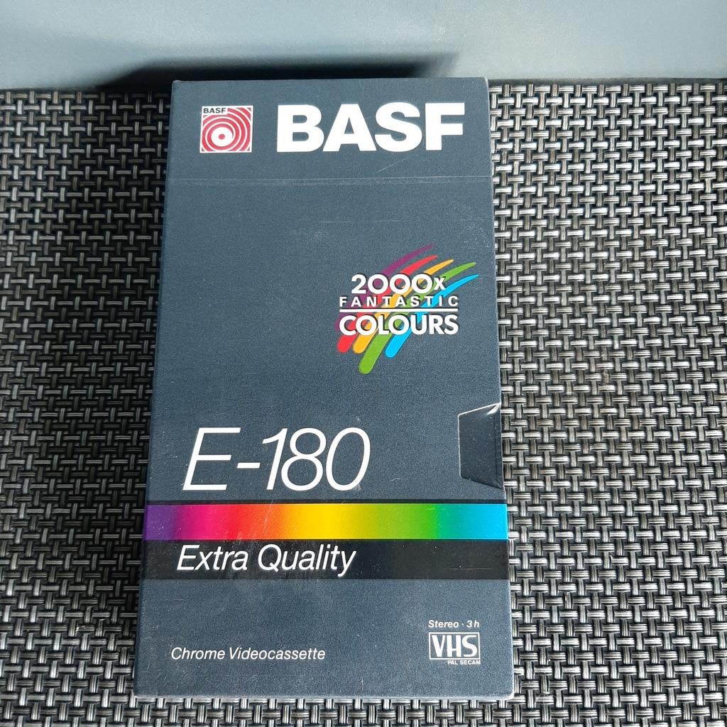 Cassette vidéo neuve emballée BASF 180