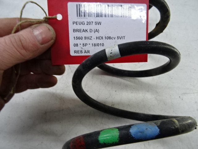 RESSORT DE SUSPENSION ARRIERE Peugeot 207 SW (WE / WU), Autos : Pièces & Accessoires, Utilisé, Peugeot