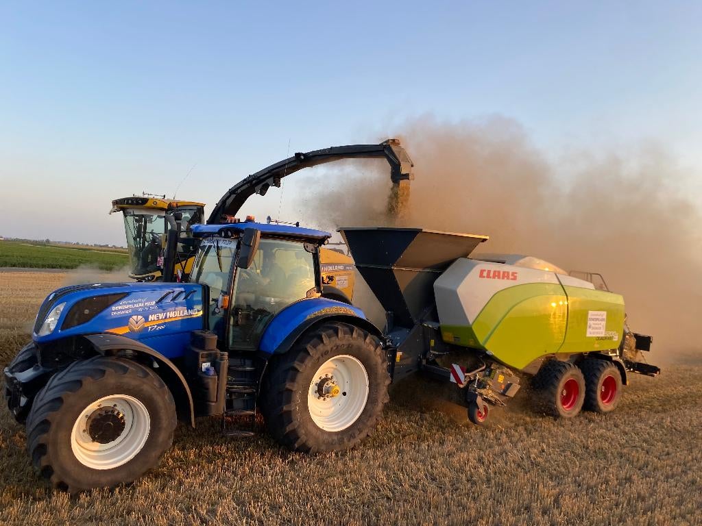Hakselen & persen in 1 werkgang, Ophalen, Akkerbouw, Oogstmachine
