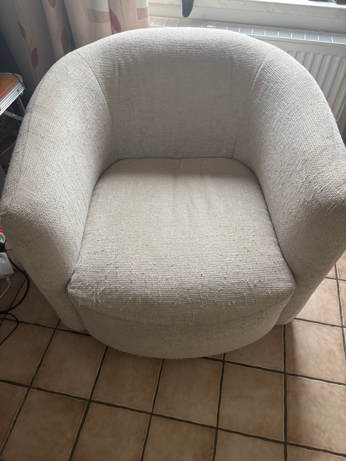 Fauteuil tournant, Maison & Meubles, Enlèvement, Comme neuf