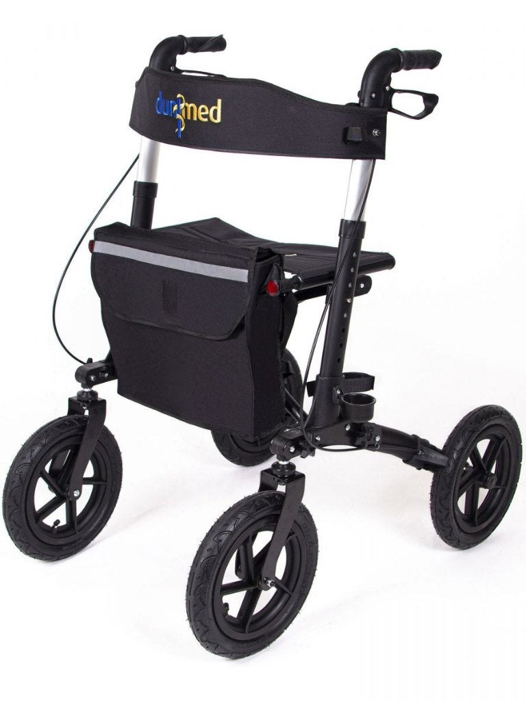 Outdoor rollator met grote luchtbanden, Ophalen, Zo goed als nieuw
