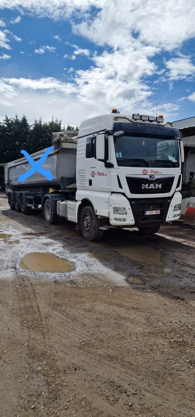 MAN TGX 18.470 bouwjaar 2019 Hydrodrive, Auto's, Vrachtwagens, MAN, Bedrijf, 4x4, Te koop