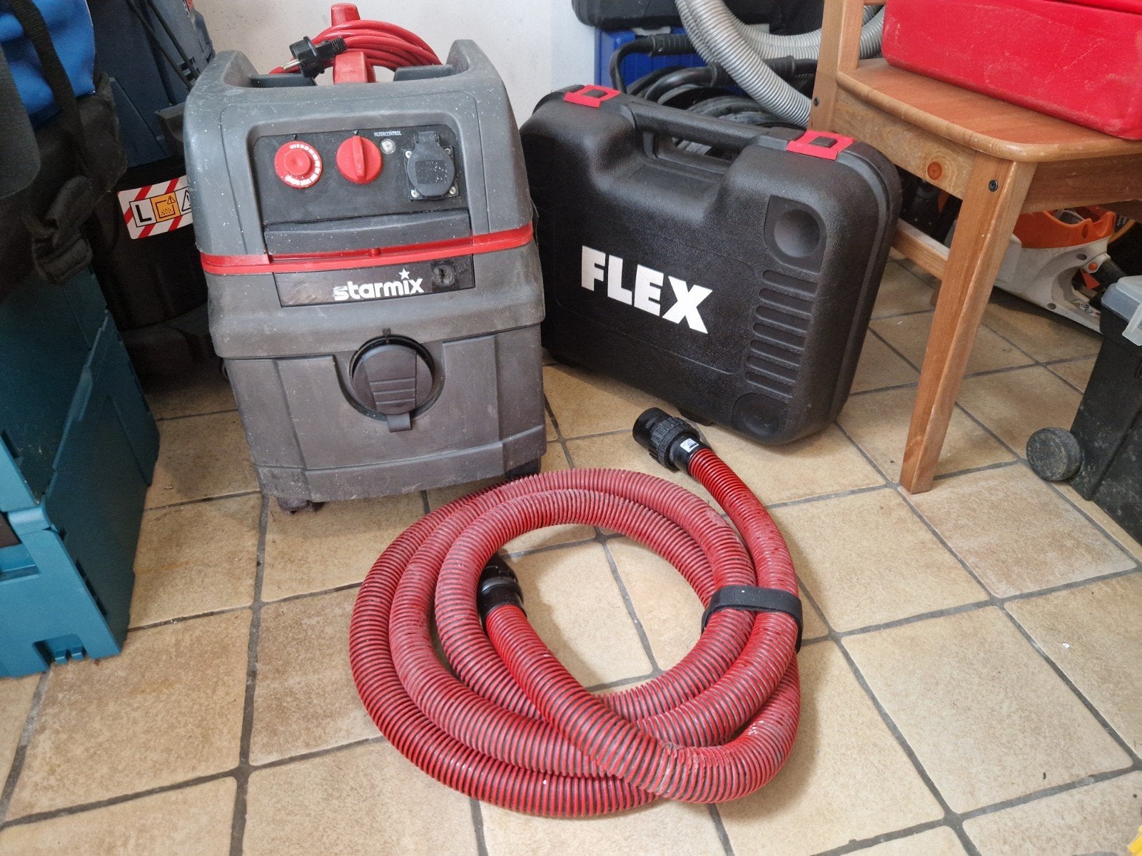 Flex MS1706 FR Groover + Starmix Stofzuiger, Doe-het-zelf en Bouw, Ophalen, Zo goed als nieuw