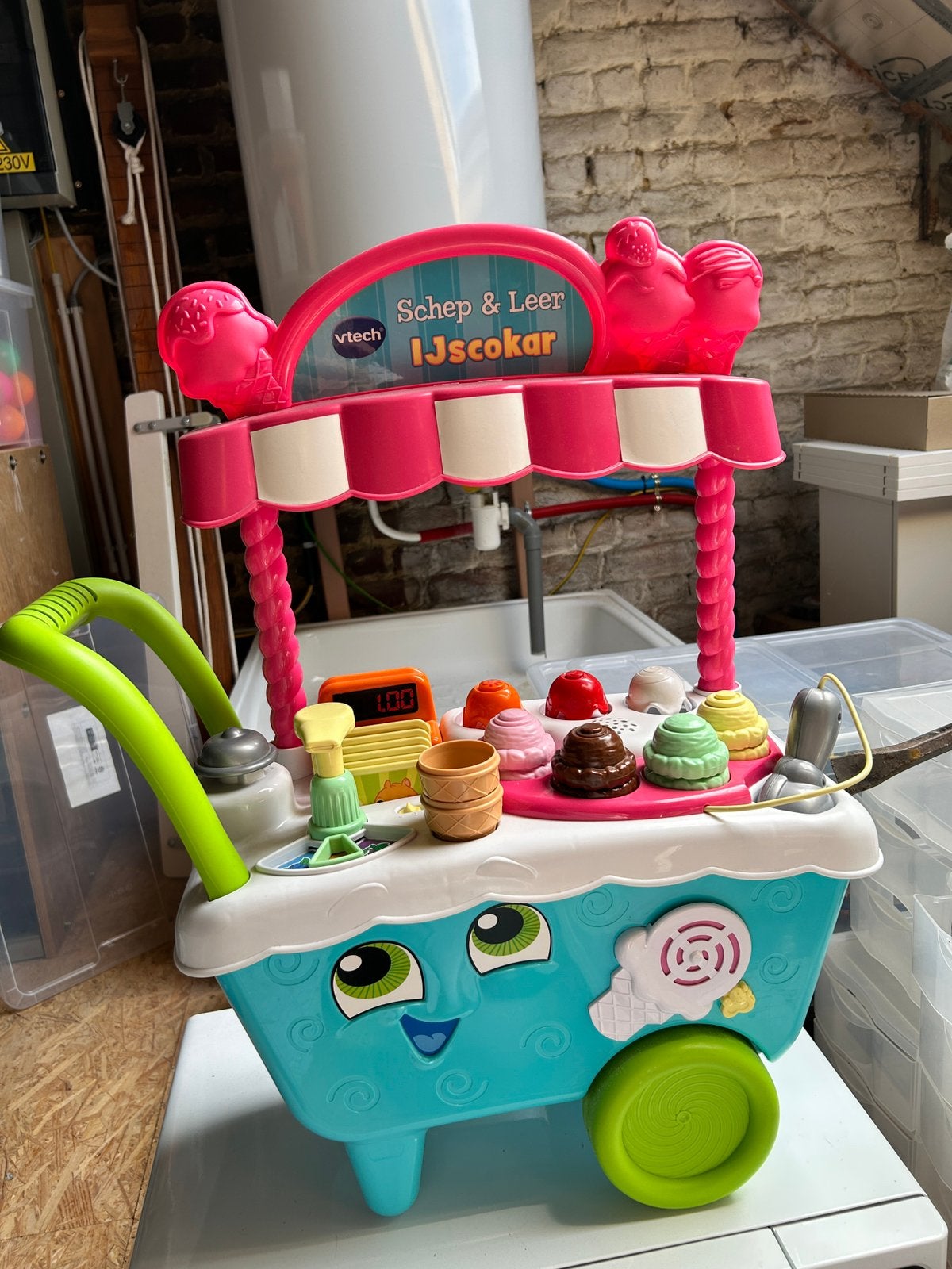 Vtech ijscokar, Kinderen en Baby's, Speelgoed | Vtech, Ophalen, Gebruikt, 6 maanden tot 2 jaar