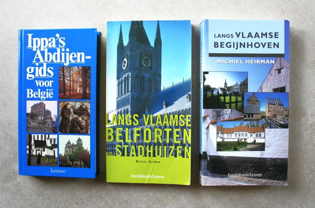Erfgoed: abdijen, belforten, begijnhoven, stadhuizen., Enlèvement ou Envoi, Utilisé, Diverse auteurs
