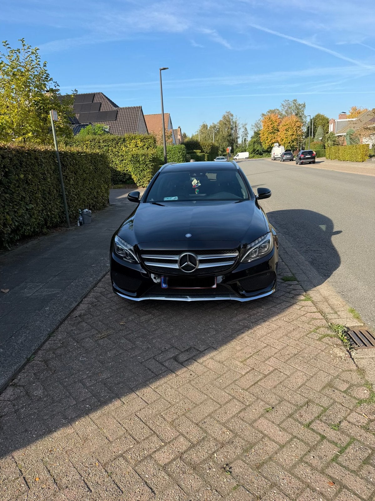 Mercedes c220 4matic, Auto's, Automaat, Zwart, Leder, 5 deurs