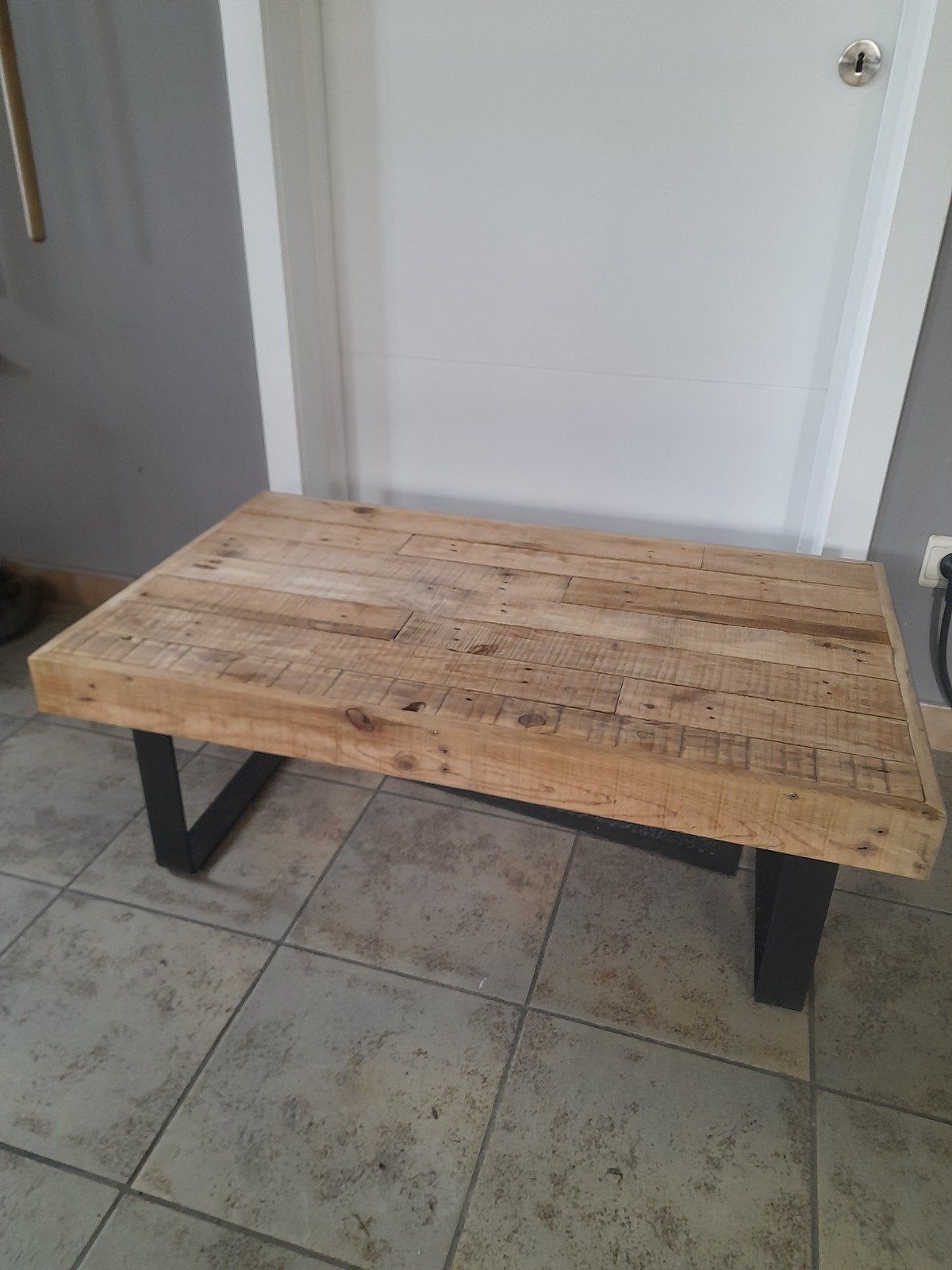 Houten tafel, Huis en Inrichting, Tafels | Eettafels, Ophalen