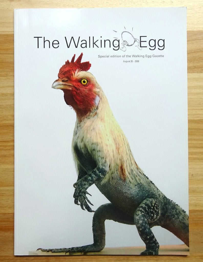 Koen Vanmechelen, The Walking Egg 2006, Gazette, Enlèvement ou Envoi, Comme neuf, Peinture et dessin