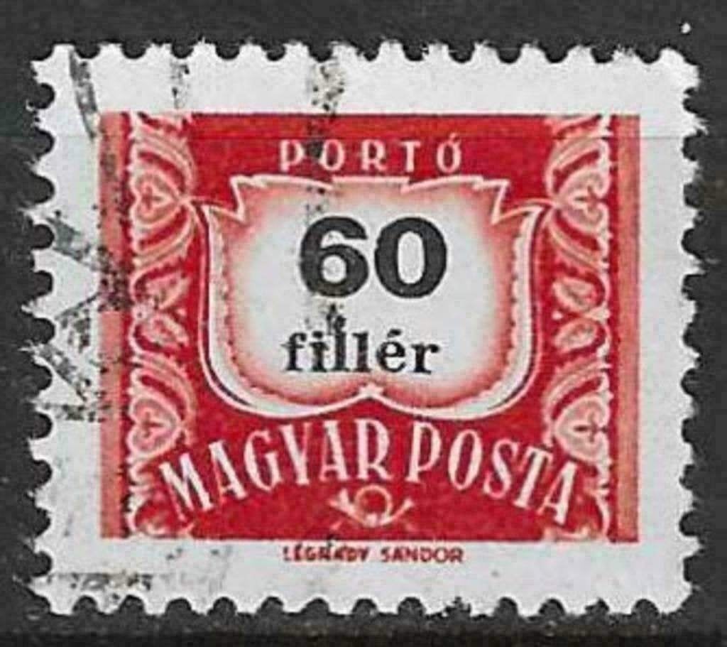 Hongarije 1958/1969 - Yvert 229BTX - Taxzegel (ST), Verzenden, Gestempeld