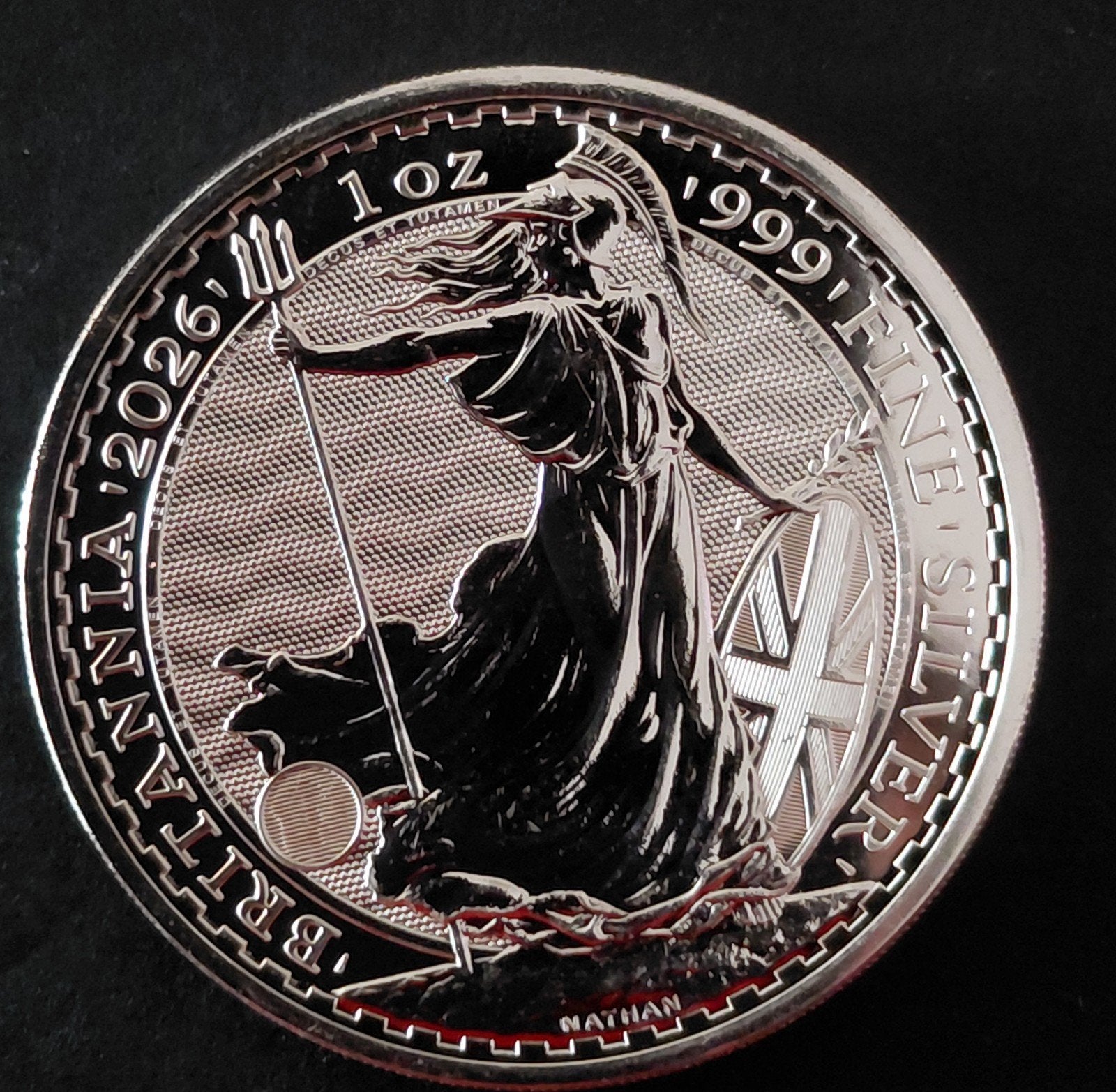 Britannia 1 oz 999 zilver 2026, Postzegels en Munten, Edelmetalen en Baren, Verzenden, Koper