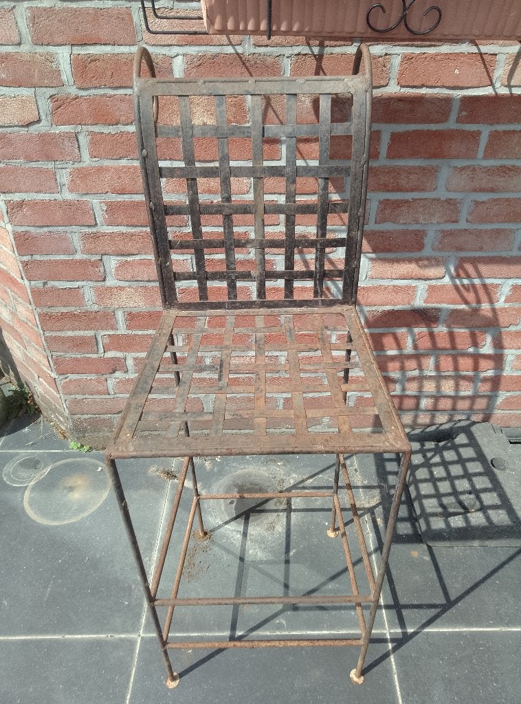 chaise haute en fer forgé, Jardin & Terrasse, Enlèvement