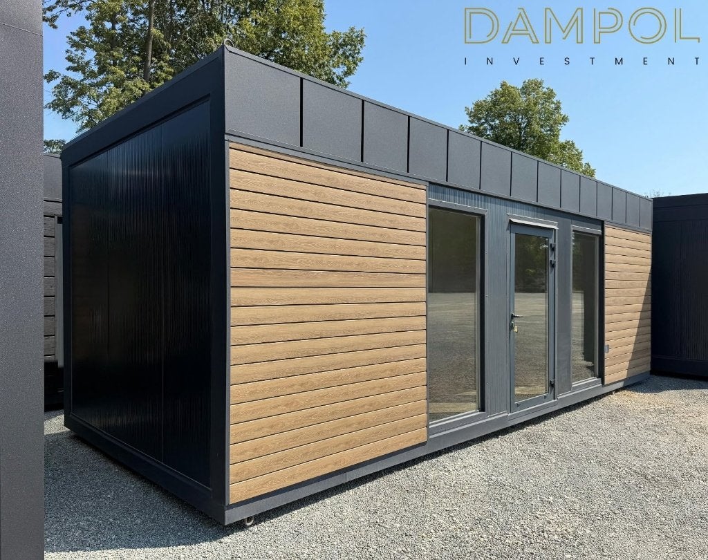 Kantoorpaviljoen/tuinhuis/tiny house 8x3, Ophalen, Overige materialen, 200 tot 400 cm, Nieuw