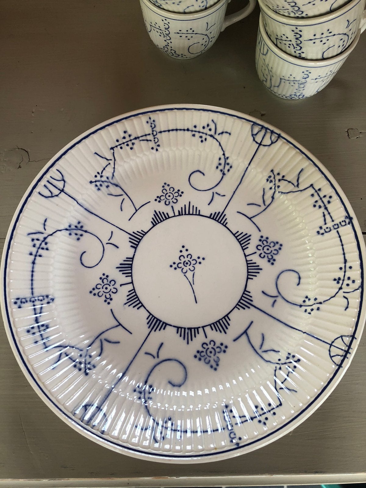 Platte borden boch, Antiek en Kunst, Ophalen