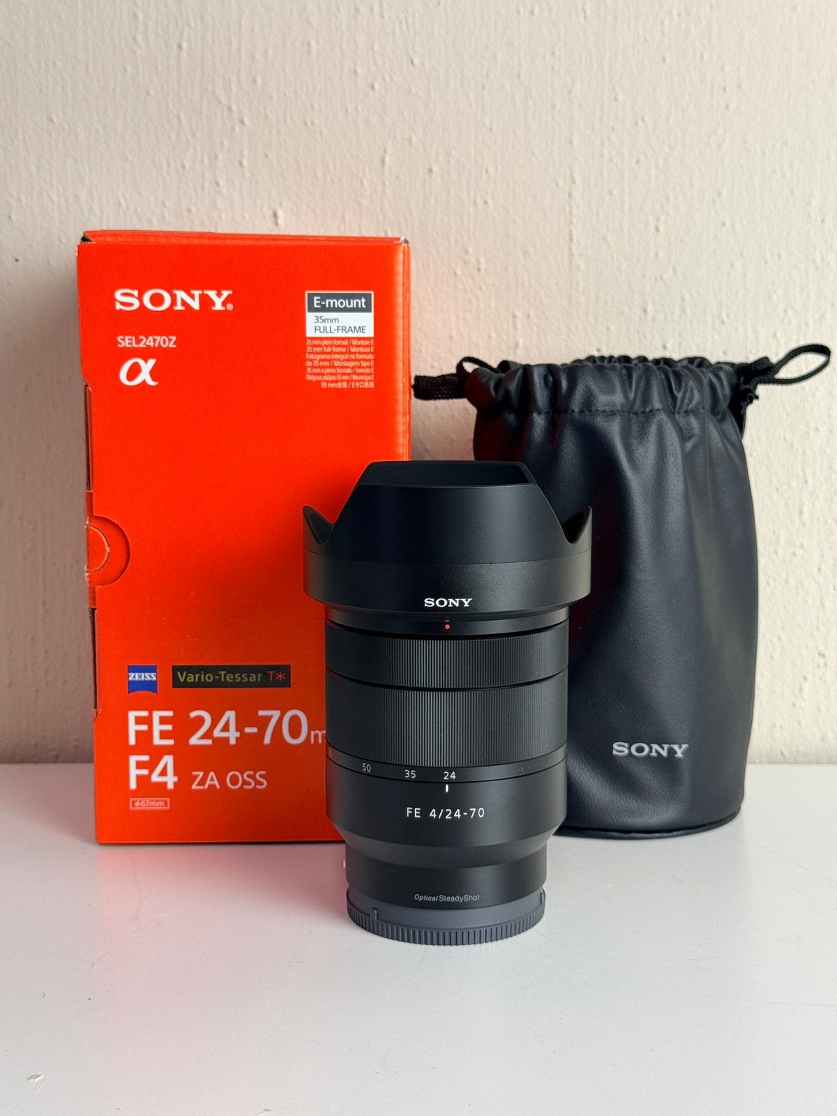 Sony FE 24-70mm F4 ZA OSS | NIEUW | Zeiss | SEL2470Z, Audio, Tv en Foto, Ophalen of Verzenden, Zo goed als nieuw, Sony, Beeldstabilisatie