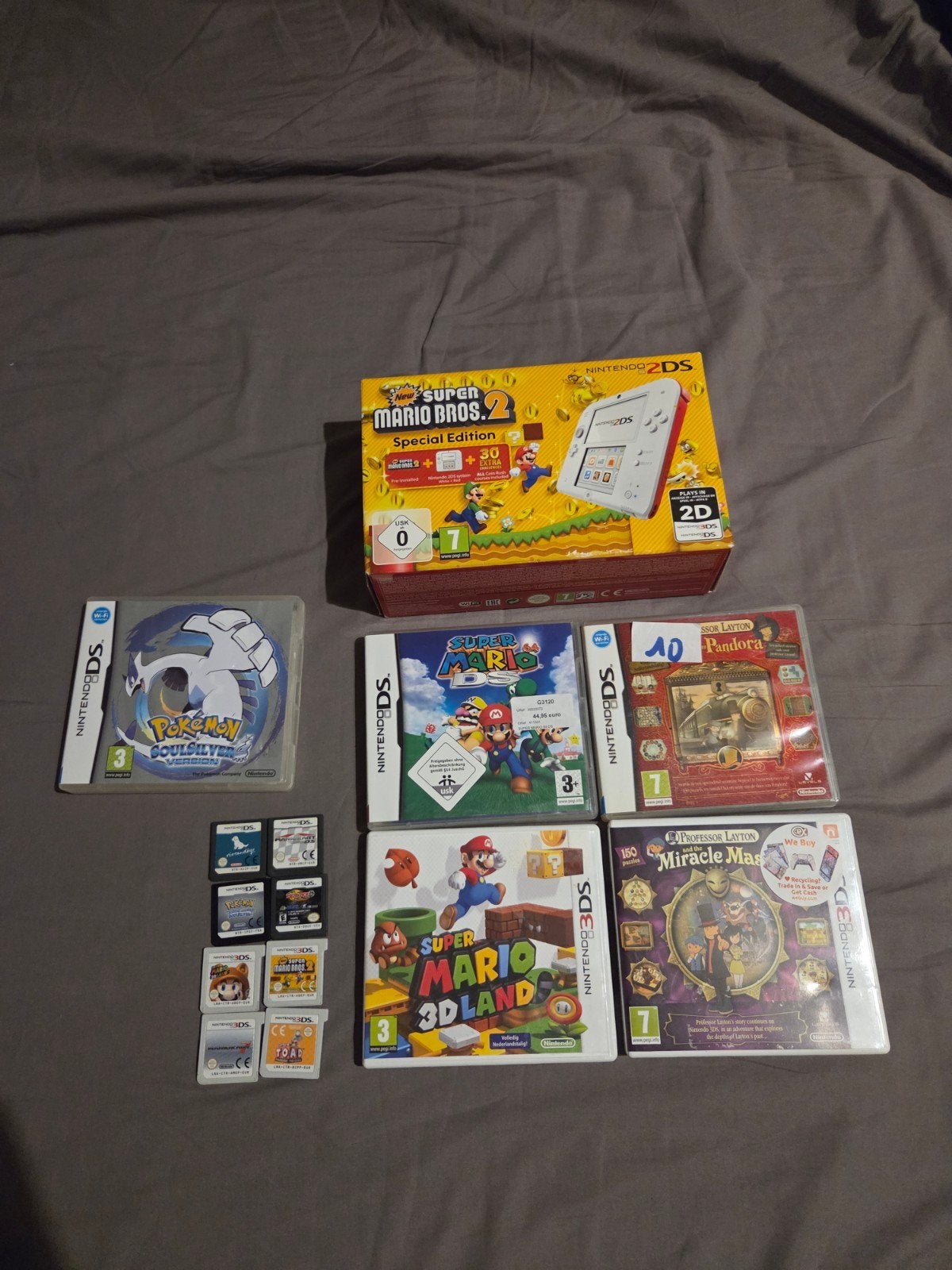 2DS en boîte + Soulsilver et plus, Enlèvement ou Envoi, Nintendo, ., .