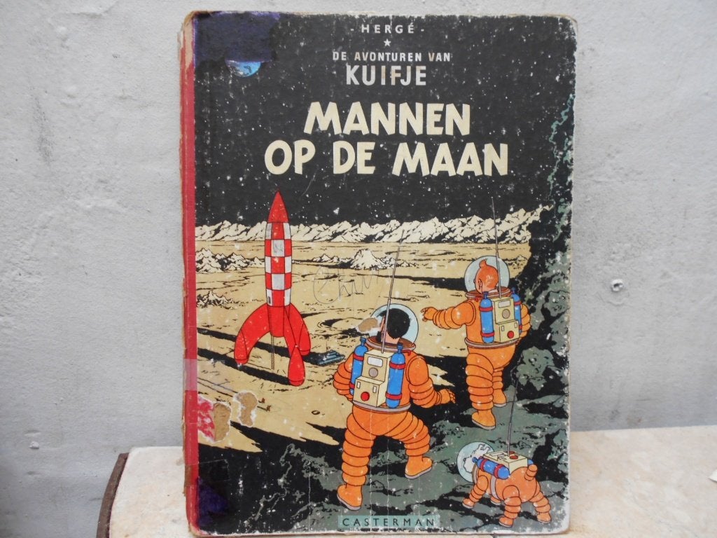 KUIFJE  mannen op de maan  1e druk 1954, Enlèvement ou Envoi