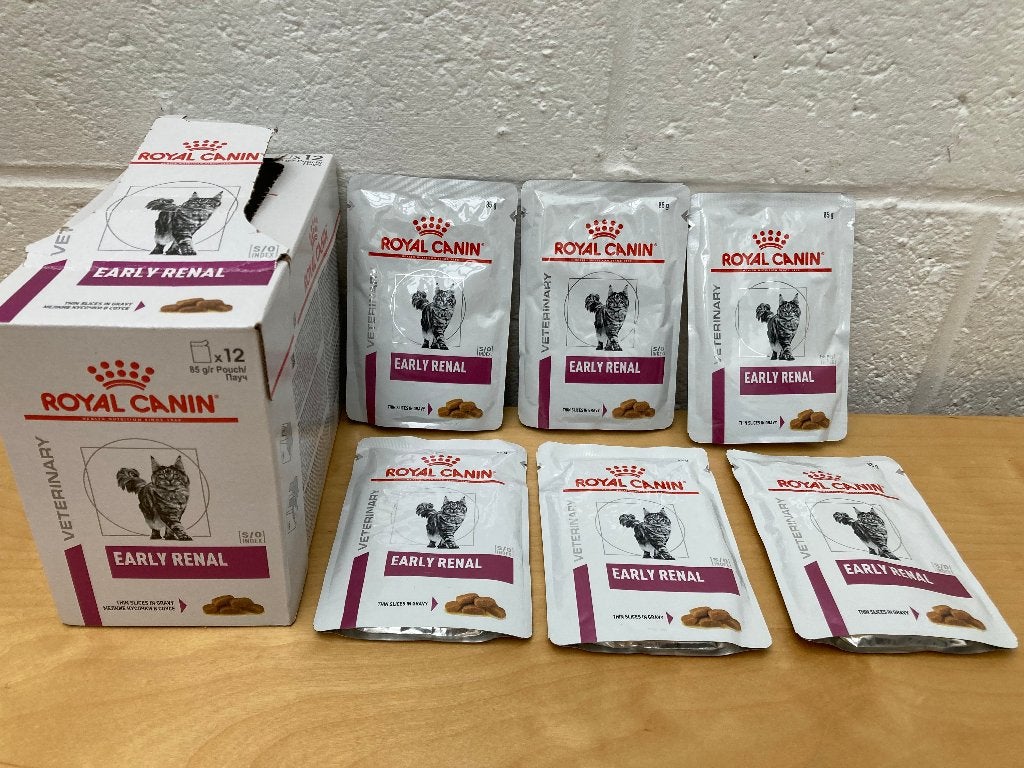 Set van 6 Early Renal pasteitjes in ROYAL CANIN-saus, Ophalen of Verzenden, Nieuw