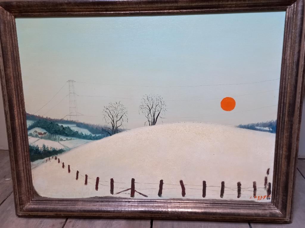 Tableau "Neiges à Chevron", Enlèvement ou Envoi