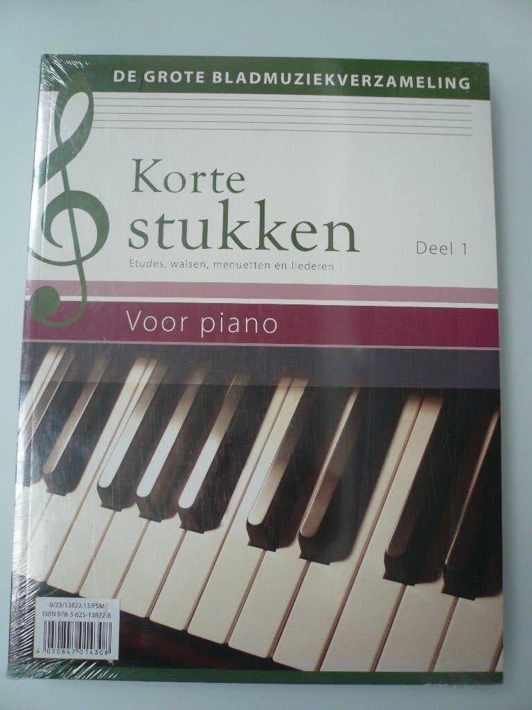 NIEUW: grote bladmuziekverzameling: Korte stukken voor piano, Musique & Instruments, Partitions, Enlèvement, Neuf, Classique, Piano