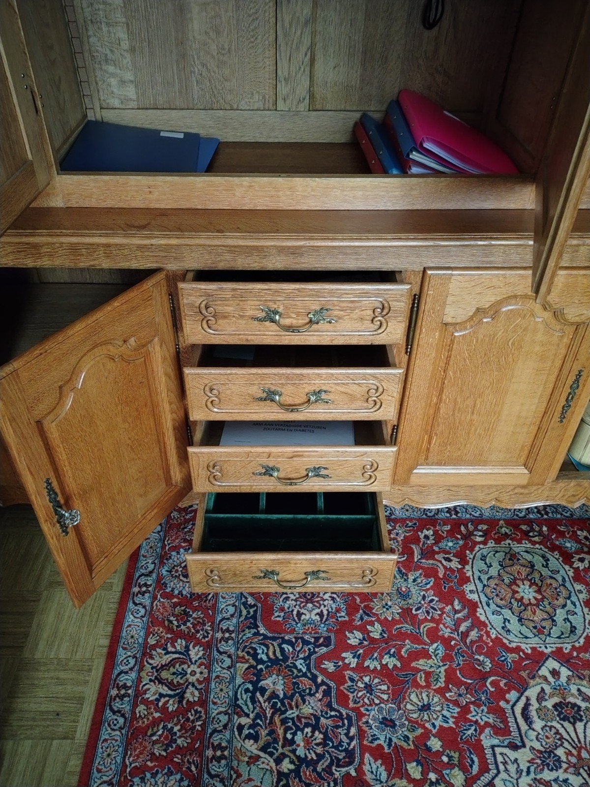 eetkamer in volle eik, Maison & Meubles, Salles à manger complètes, Enlèvement