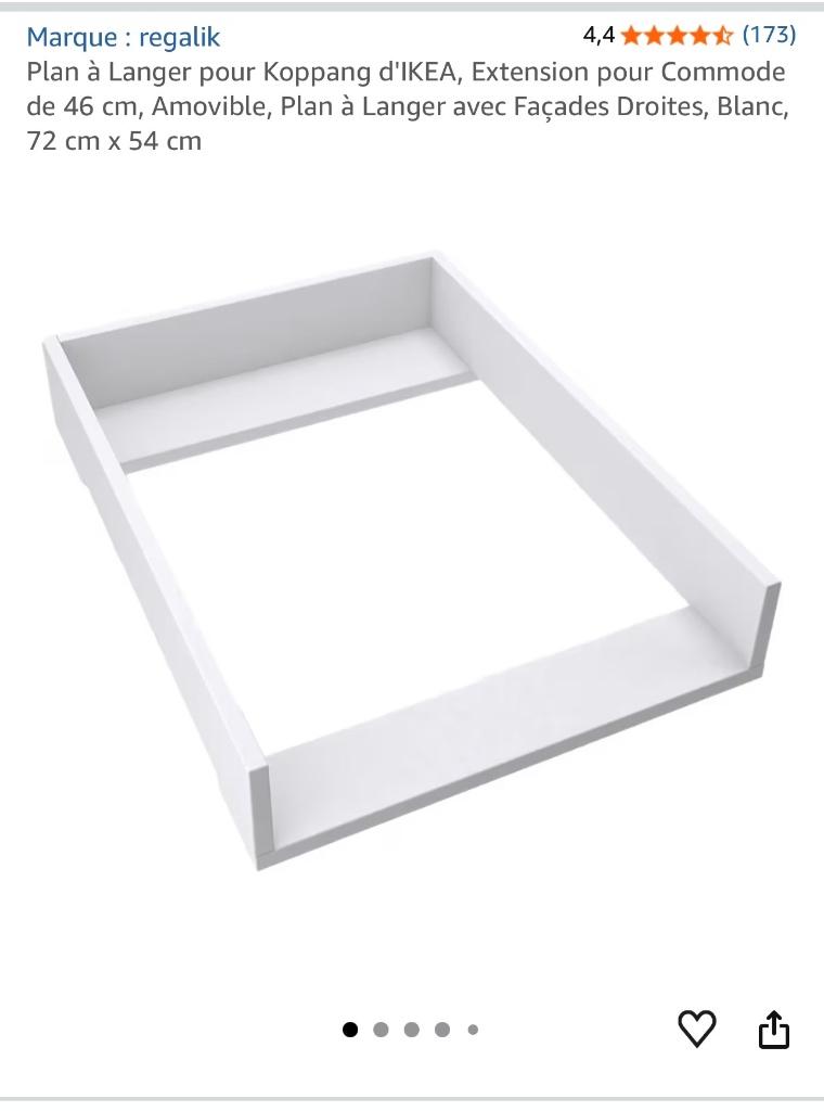 IKEA verschoonbord, Ophalen, Nieuw, Commode, Voetruimte